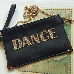 Convertible Crossbody  bag wristlet DANCE monogram