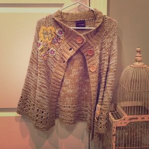 Women's crocheted sweater