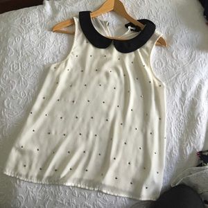 Peter Pan colored studded shirt