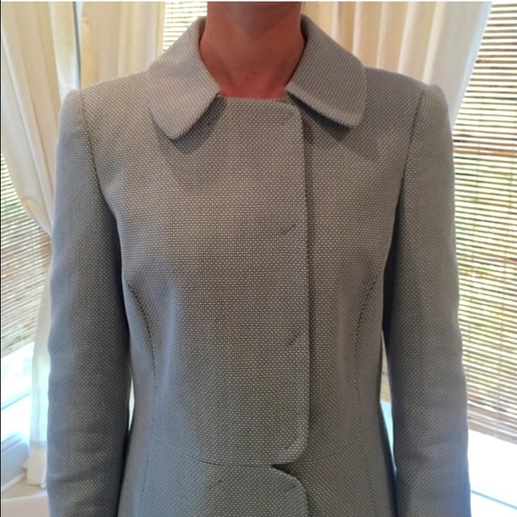 Emporio Armani Blue and White Coat - Picture 3 of 4