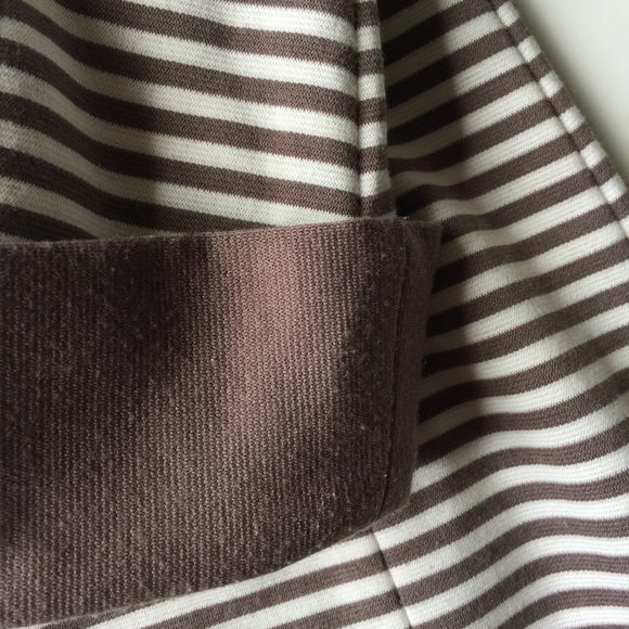 Zara Strapless Midi Knit Striped Dress - Picture 4 of 4