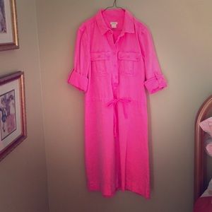 Jcrew Hot Pink dress