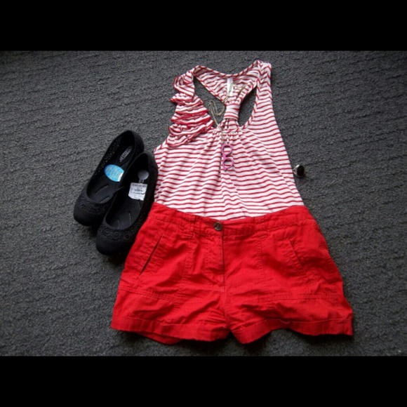 **NEW LISTING!** Red & White Striped Tank