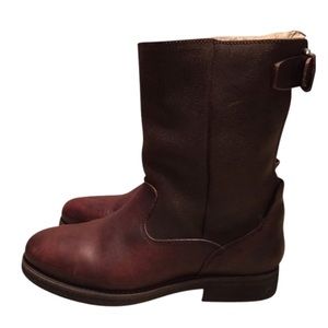 All Saints brown leather boots just like UGG.