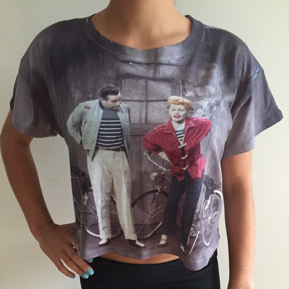 Forever 21 Tops - "I Love Lucy" crop top