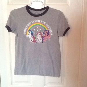 My little ponies ringer tee shirt