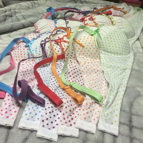 Polka dot bras - Picture 3 of 4