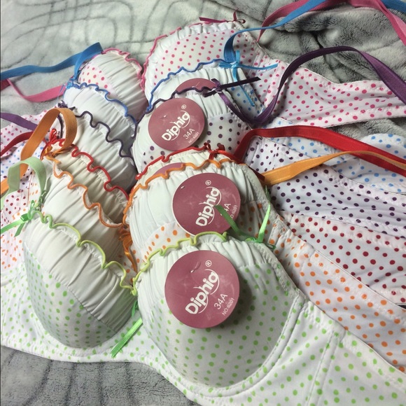 Polka dot bras - Picture 4 of 4