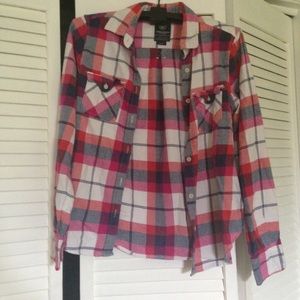 American Eagle Outfitters flannel button-down top