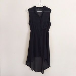 Black High Low Dress