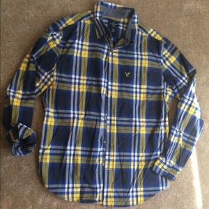 Men's American eagle button up