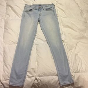 American eagle blue jeggings