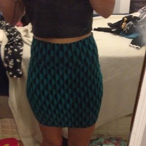 High waisted skirt