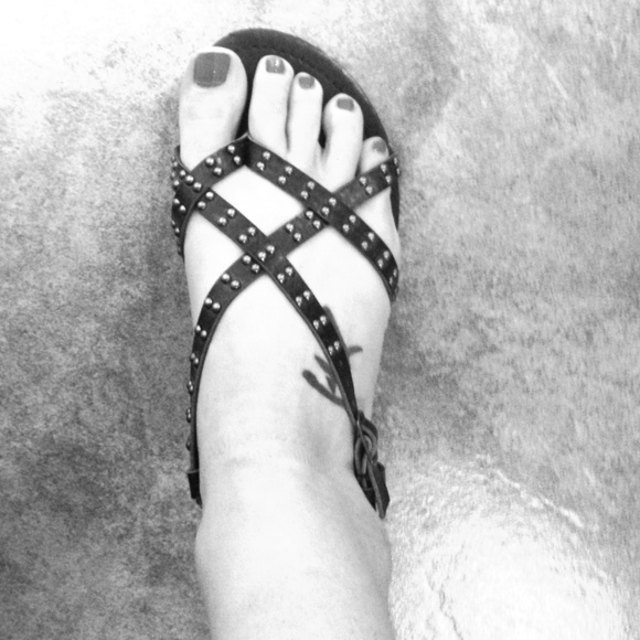 Black sandals