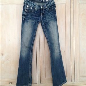 Boot-Cut Bedazzled Miss Me Jeans!