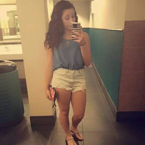 High waisted shorts