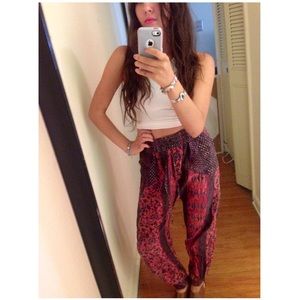 Urban Outfitters high-waisted patterned pants