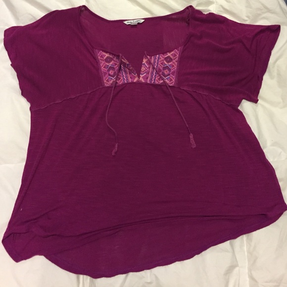 Purple flowy top - Picture 1 of 3