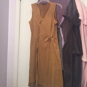 Suede Native American style dress