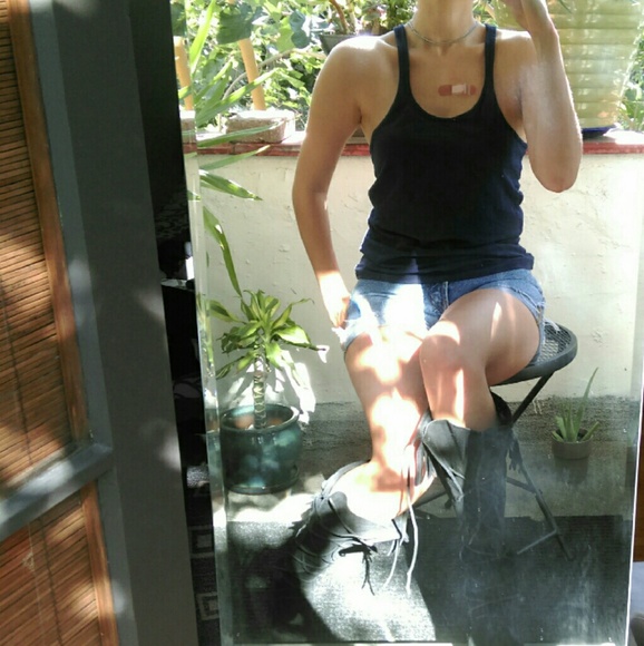 Alternative Apparel Navy Racerback Top