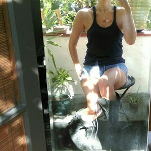 Alternative Apparel Navy Racerback Top