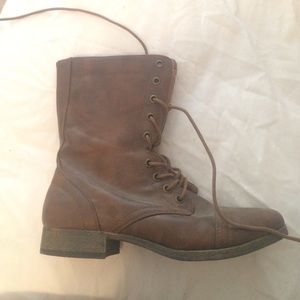 Brown Combat boots