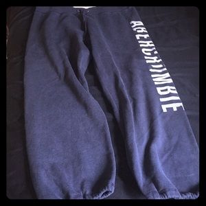 navy Abercrombie sweats