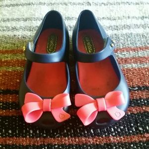 Sold- Mini Melissa jelly mary jane slip-ons.