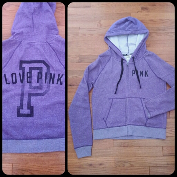 Victoria's Secret Outerwear - NEW VS PINK Purple Hoodie
