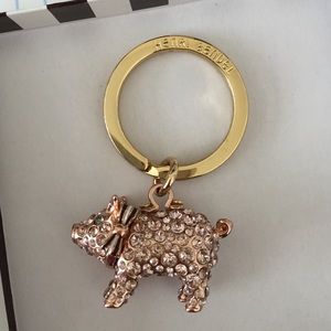 Henri bendel pig key chain