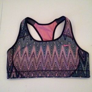 Nike Patterned Sports Bra