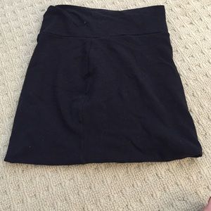 Black pencil skirt