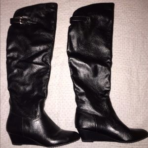 Sketcher knee high black boots