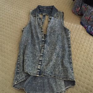 Summer denim top