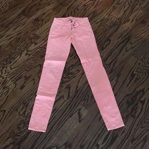 American Eagle peach Jeggings