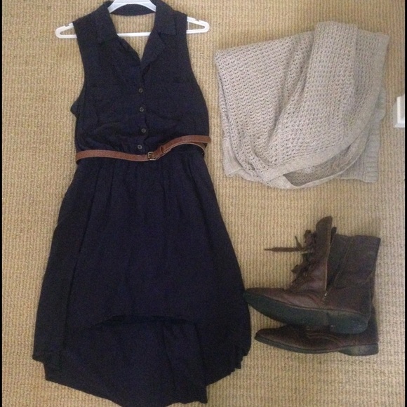 LAST DAY Keyhole back High-Low dress