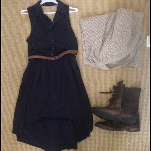 LAST DAY Keyhole back High-Low dress