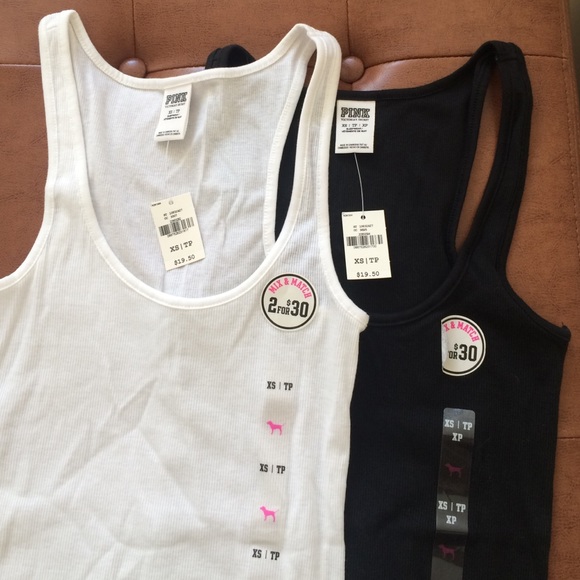 PINK Victoria's Secret Tops - NWT PINK TANK TOPS