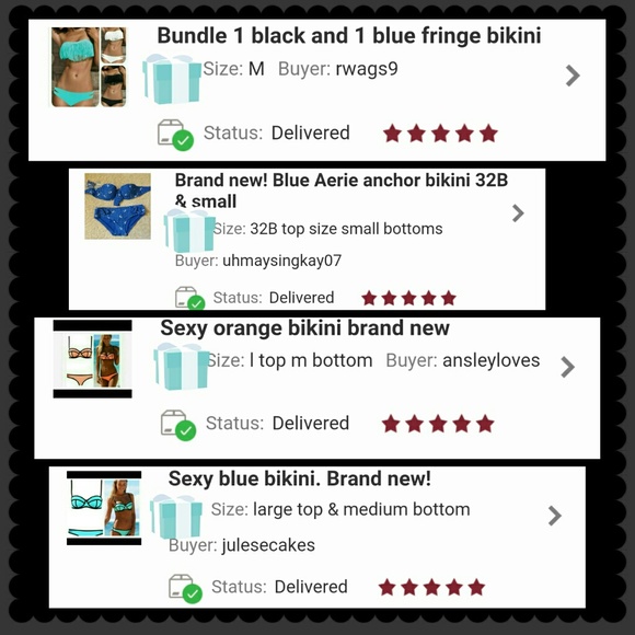 LAST MEDIUM boho fringe bandeau bikini set, white - Picture 2 of 2