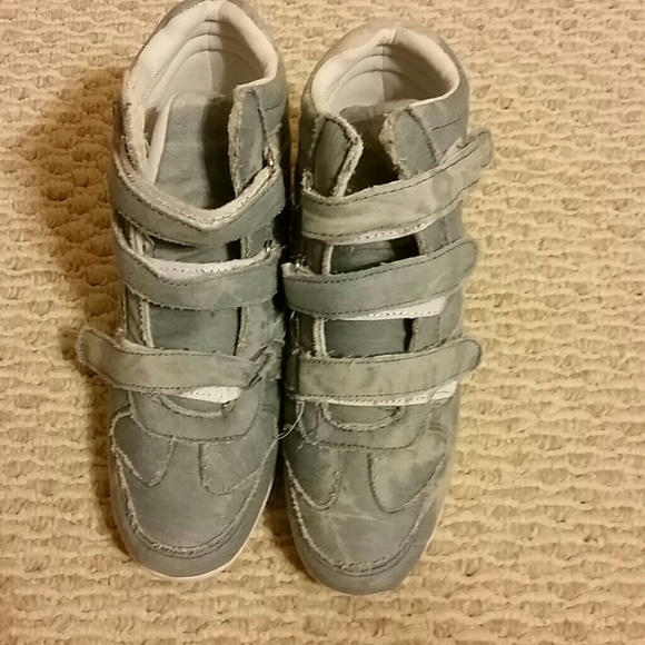 Bucco Blue Tie Dye Sneaker Wedges 8.5 - Picture 2 of 4