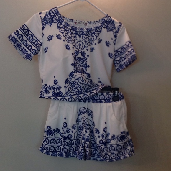 2 piece crop outfit