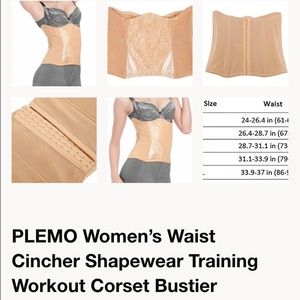 Corset type waist cincher...