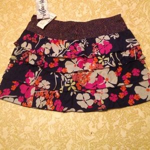 🌺 Floral Ruffle Skirt 🌺
