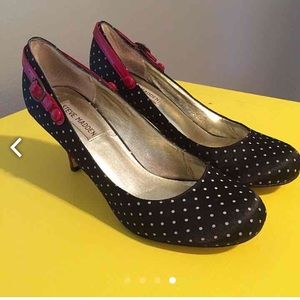 Polka Dot Steve Madden Heels - sz 8