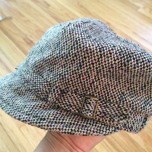 Newsboy Wool-blend Cap