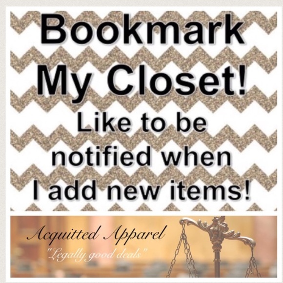 Bookmark Our Closet! Sale & New Item Notifications - Picture 2 of 3