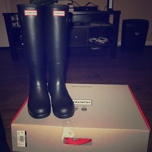 Hunter Boots Matte Black