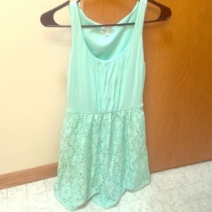 DeliA*s lace mint dress