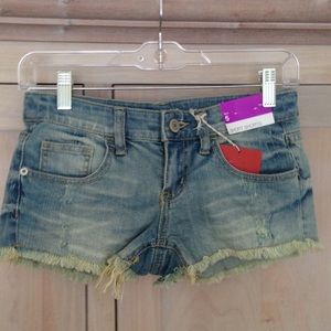 Distressed Jean Shorts