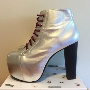 Jeffrey Campbell silver Litas